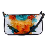 Spring Flowers Shoulder Clutch Bag Front