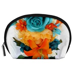 Spring Flowers Accessory Pouch (Large)