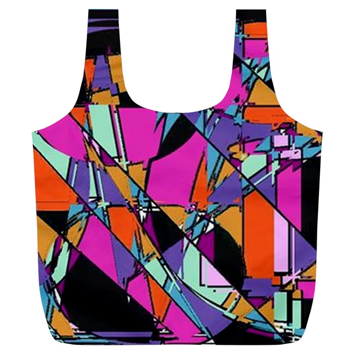 Abstract  Full Print Recycle Bag (XL)