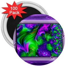 Feathery Winds 3  Magnets (100 Pack) by LW41021