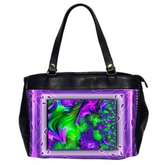 Feathery Winds Oversize Office Handbag (2 Sides) by LW41021