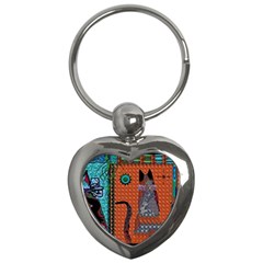 Cats Key Chain (heart) by LW41021