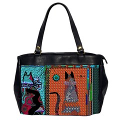 Cats Oversize Office Handbag (2 Sides) by LW41021