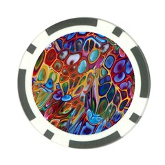 Colored Summer Poker Chip Card Guard (10 Pack)