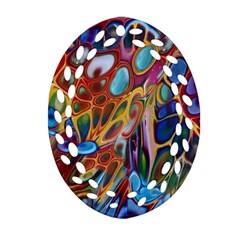 Colored Summer Ornament (oval Filigree) by Galinka