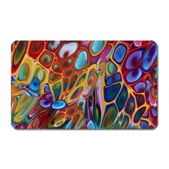 Colored Summer Magnet (rectangular) by Galinka