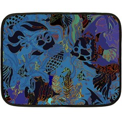 Undersea Double Sided Fleece Blanket (mini)  by PollyParadise