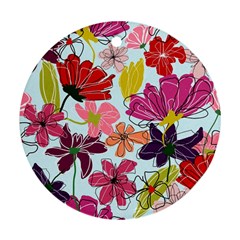 Flower Pattern Ornament (round) by Galinka