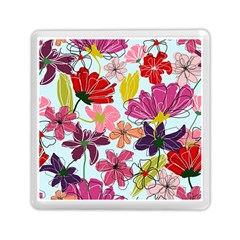 Flower Pattern Memory Card Reader (square)