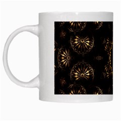 Bronze Age Mandala White Mugs by MRNStudios