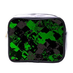 Cyber Camo Mini Toiletries Bag (one Side) by MRNStudios