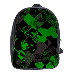 Cyber Camo School Bag (xl) by MRNStudios