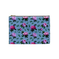 Delicate Peonies Cosmetic Bag (medium) by SychEva