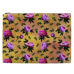Delicate Peonies Cosmetic Bag (xxl) by SychEva