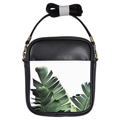 Banana Leaves Girls Sling Bag by goljakoff