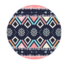 Gypsy-pattern Mini Round Pill Box by PollyParadise