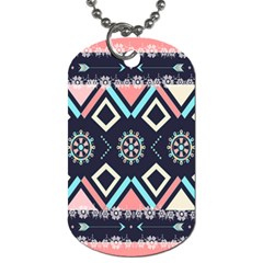 Gypsy-pattern Dog Tag (one Side) by PollyParadise