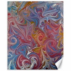 Intricate Swirls Canvas 16  X 20  by kaleidomarblingart