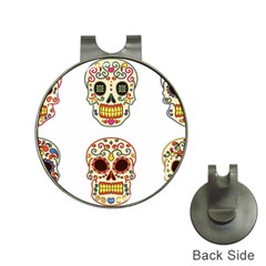 Day Of The Dead Day Of The Dead Hat Clips With Golf Markers by GrowBasket