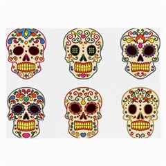 Day Of The Dead Day Of The Dead Large Glasses Cloth