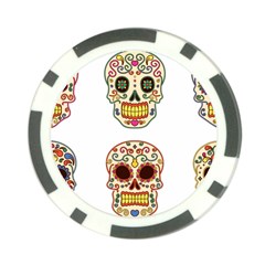 Day Of The Dead Day Of The Dead Poker Chip Card Guard (10 pack)