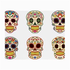 Day Of The Dead Day Of The Dead Small Glasses Cloth (2 Sides) by GrowBasket