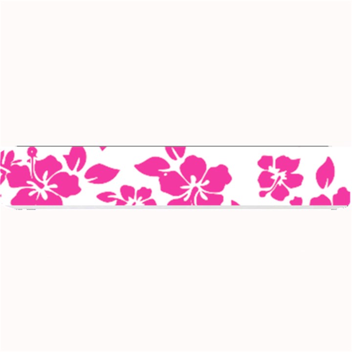 Hibiscus pattern pink Small Bar Mats