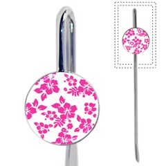 Hibiscus Pattern Pink Book Mark by GrowBasket