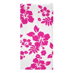 Hibiscus Pattern Pink Shower Curtain 36  X 72  (stall)  by GrowBasket
