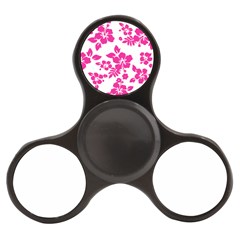 Hibiscus Pattern Pink Finger Spinner