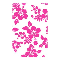 Hibiscus Pattern Pink Shower Curtain 48  X 72  (small)  by GrowBasket
