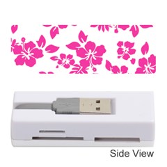 Hibiscus Pattern Pink Memory Card Reader (stick) by GrowBasket