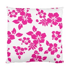 Hibiscus Pattern Pink Standard Cushion Case (two Sides) by GrowBasket
