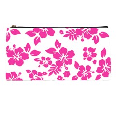 Hibiscus Pattern Pink Pencil Case by GrowBasket