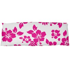 Hibiscus Pattern Pink Body Pillow Case Dakimakura (two Sides) by GrowBasket