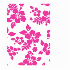 Hibiscus Pattern Pink Large Garden Flag (two Sides)