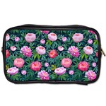 Delicate Watercolor Peony Toiletries Bag (Two Sides) Front