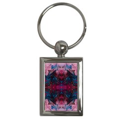 The Dragon s Flames Key Chain (rectangle) by kaleidomarblingart
