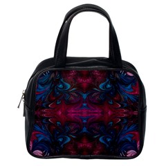 The Dragon s Flames Classic Handbag (one Side) by kaleidomarblingart