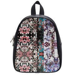 Marbling Collage School Bag (small)