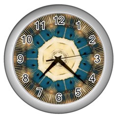 Bamboo Island Wall Clock (silver)