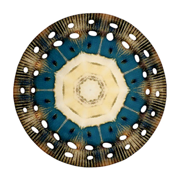 Bamboo Island Round Filigree Ornament (Two Sides)