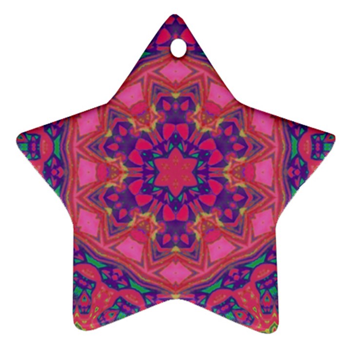 Springflower4 Star Ornament (Two Sides)