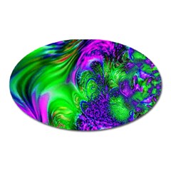 Feathery Winds Oval Magnet by LW323