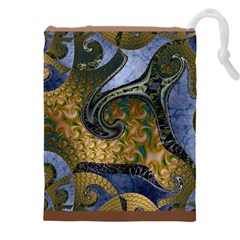 Ancient Seas Drawstring Pouch (5xl) by LW323