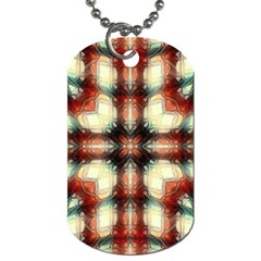 Royal Plaid Dog Tag (two Sides) by LW323