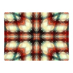 Royal Plaid Double Sided Flano Blanket (mini)  by LW323