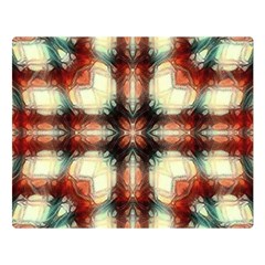 Royal Plaid Double Sided Flano Blanket (large)  by LW323