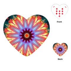 Passion Flower Playing Cards Single Design (heart) by LW323