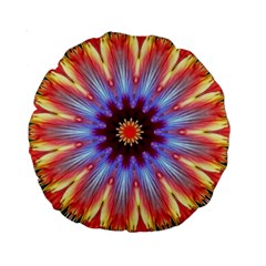 Passion Flower Standard 15  Premium Round Cushions by LW323